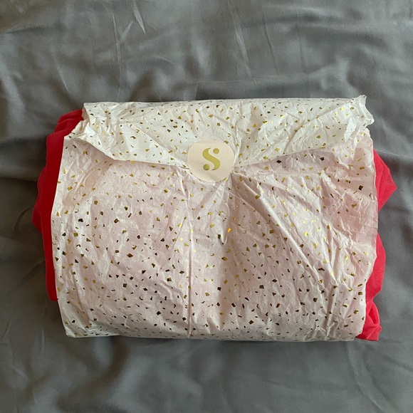 S BY SERENA ADRIAN DRESS SIZE XL IN CORAL - Picture 7 of 8